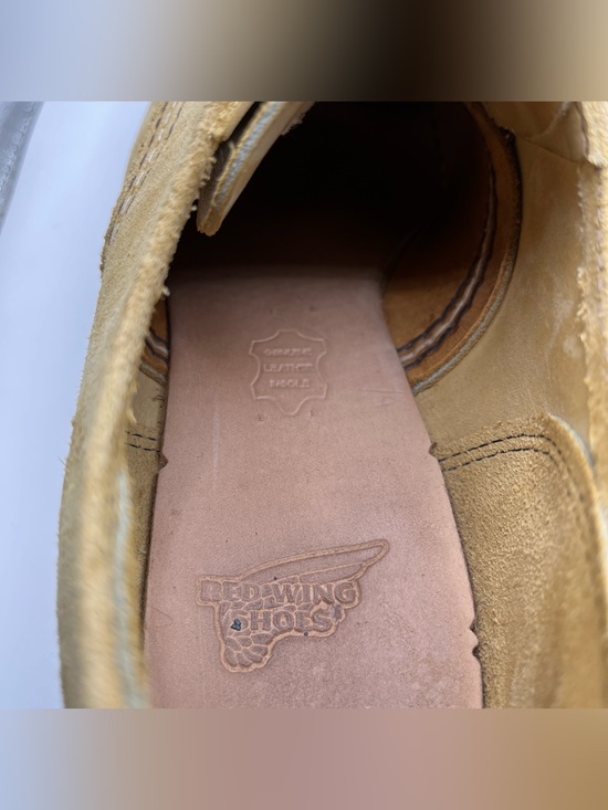 Red Wing 8079 Shop Moc Oxford Men\'s 8D Hawthorne Abilene Leather Made in USA EUC main image 13